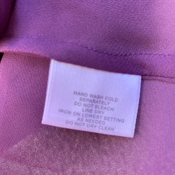 Vintage Sheer purple shirt - Picture 3 of 3